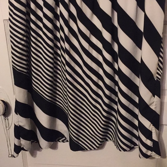 Lane Bryant 14/16 black and white dress lined - Picture 3 of 6